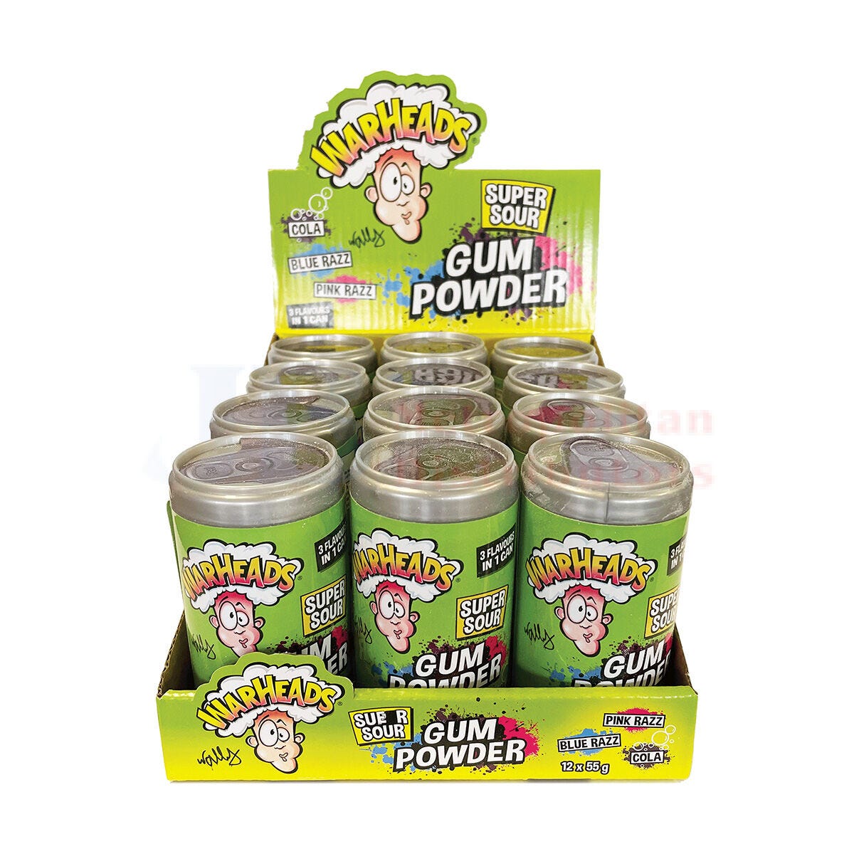 Warheads Gum Powder 55g