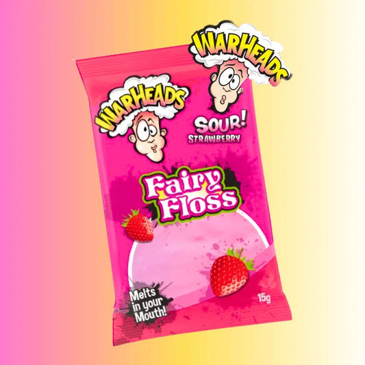 Warhead Straw Fairy Floss 15g