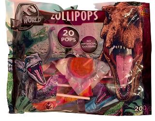 Jurassic Lollipops 200g (20 Pack)