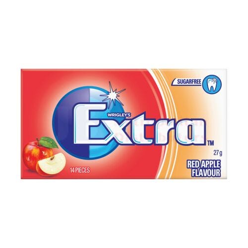 Extra Red Apple Twin Pack 27g