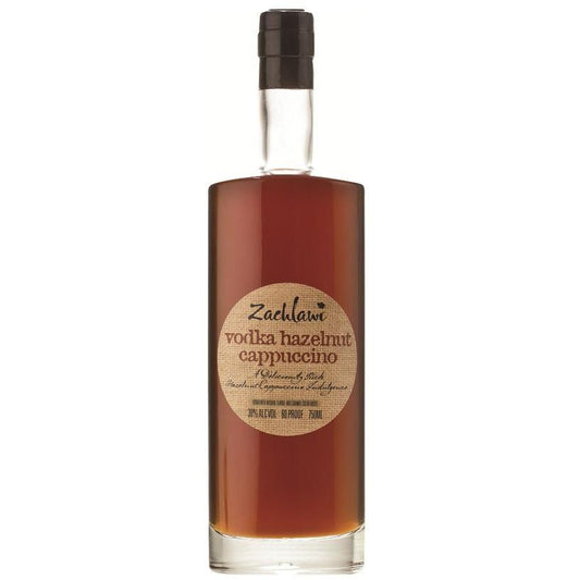 12 x Zachlawi Hazelnut Cappuchino Vodka 750Ml