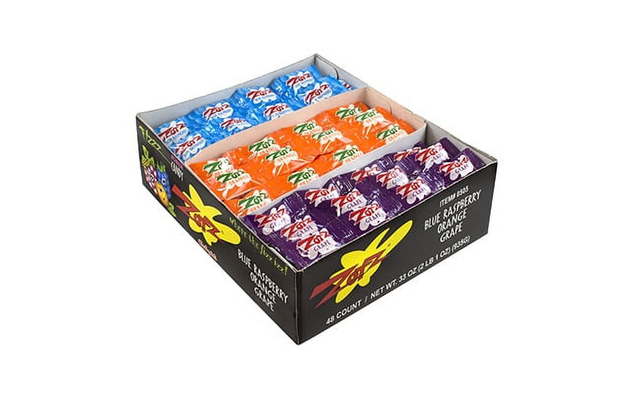 Zotz Strings Orange/Grape/Blue Raspberry (48 Pieces)