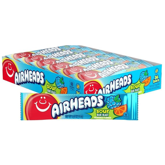Airhead Bar Sour Blue Blast 15g (36 Pack)