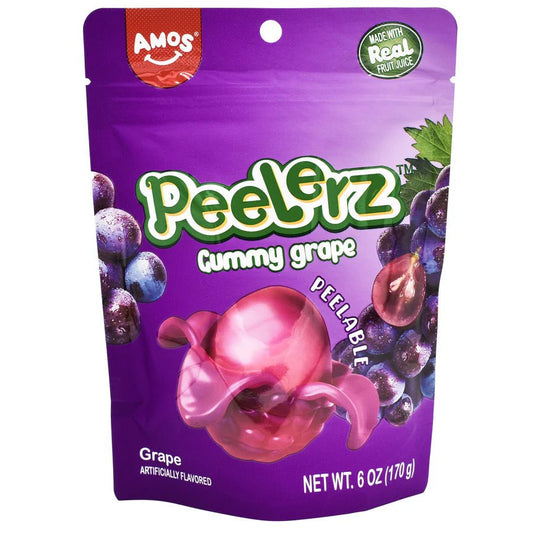 Amos Peel Gummy Grape 170g