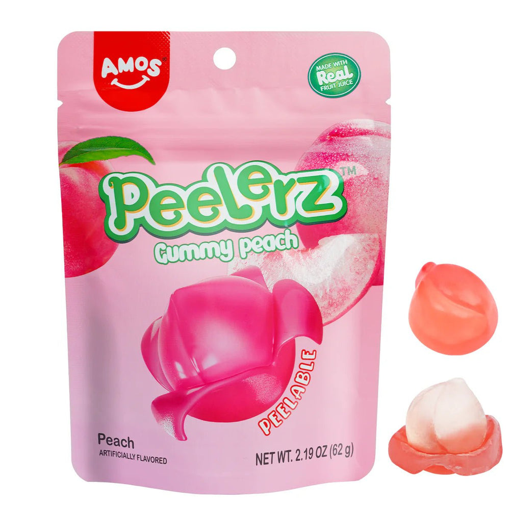 Amos Peel Gummy Peach 170g