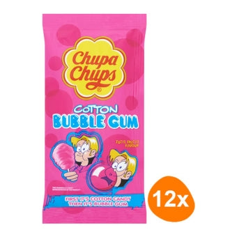 Chupa Chups Cotton Candy Gum (12 Pieces)