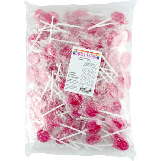 Lollipops Pink Blue White 1kg (125 Pack )