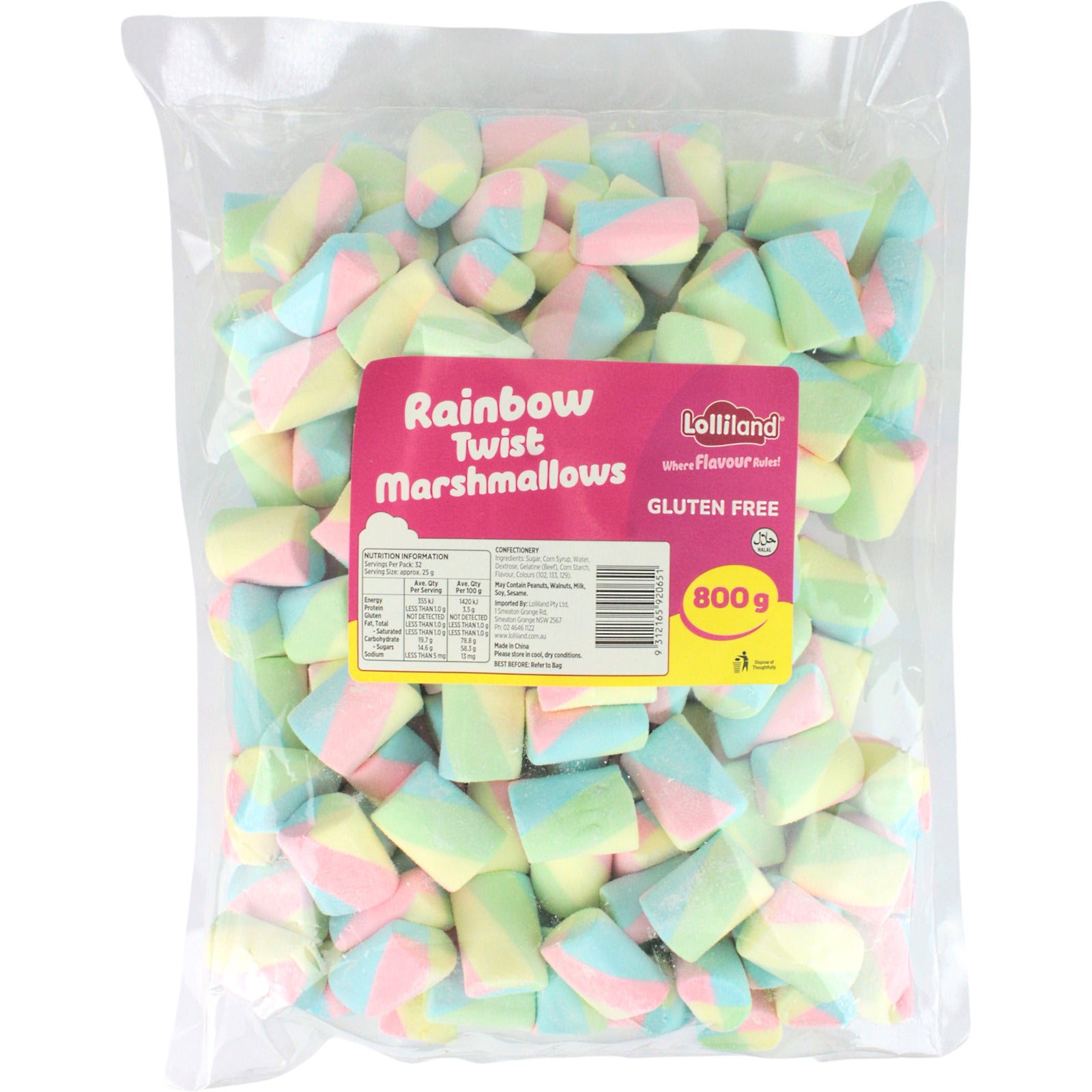 Lolliland Rainbow Mallow 800g