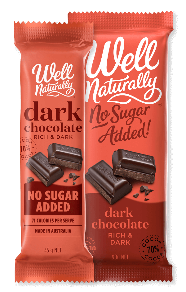 Well Naturally Sugar Free Rich Dark 45g