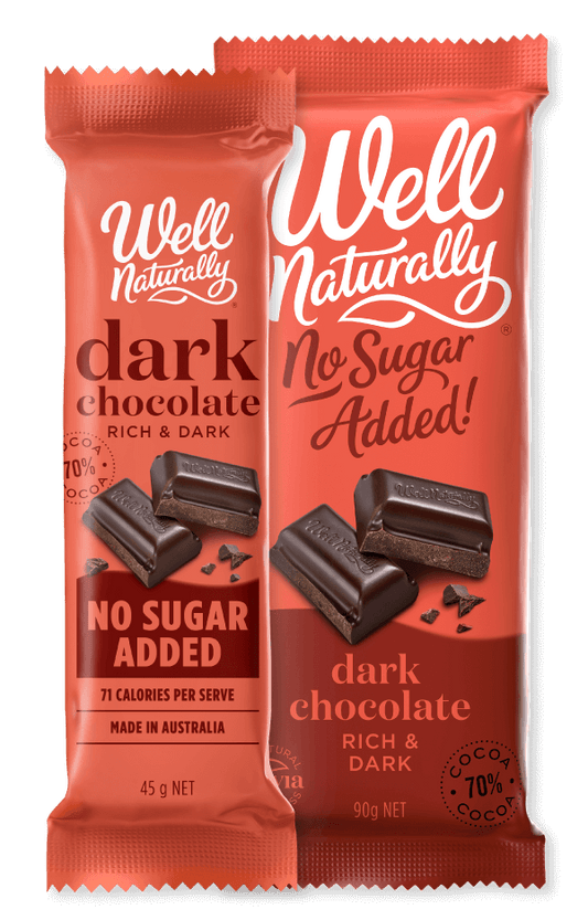Well Naturally Sugar Free Rich Dark 45g