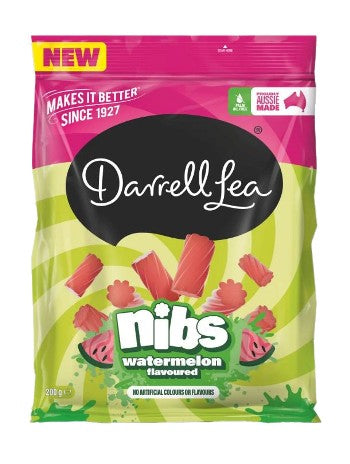 Darrell Lea Nibs Watermelon 200g
