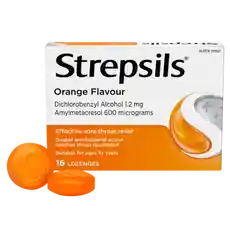 Strepsil Orange (16 Tablets)