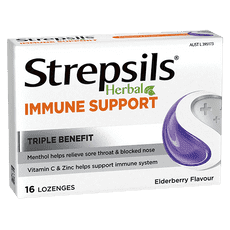 Strepsil Immune Support Support Elderberry