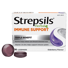 Strepsil Immune Support Support Elderberry