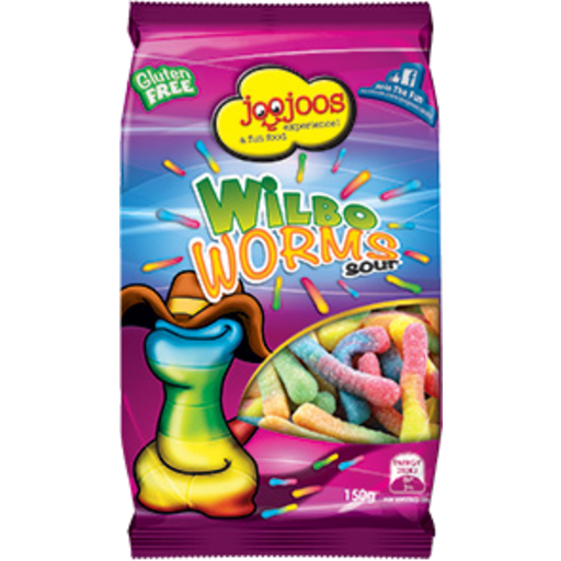 JooJoo Sour Worms 150g