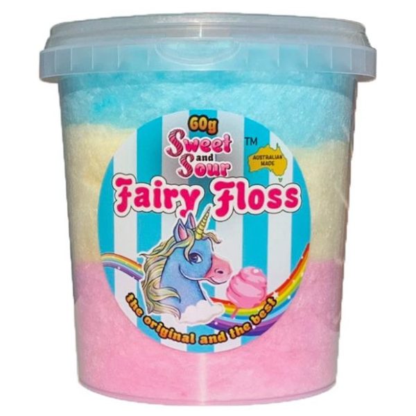 Sweet N Sour Fairy Floss Unicorn 60g