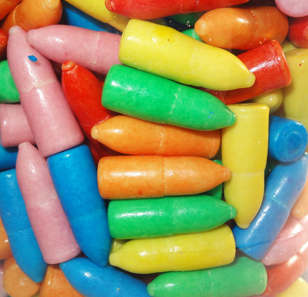 Vidal Fizzy Gum Bullets (600 Pack)