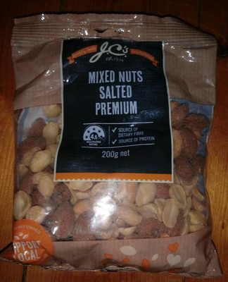 Jc's Salted Mixed Nuts 200g