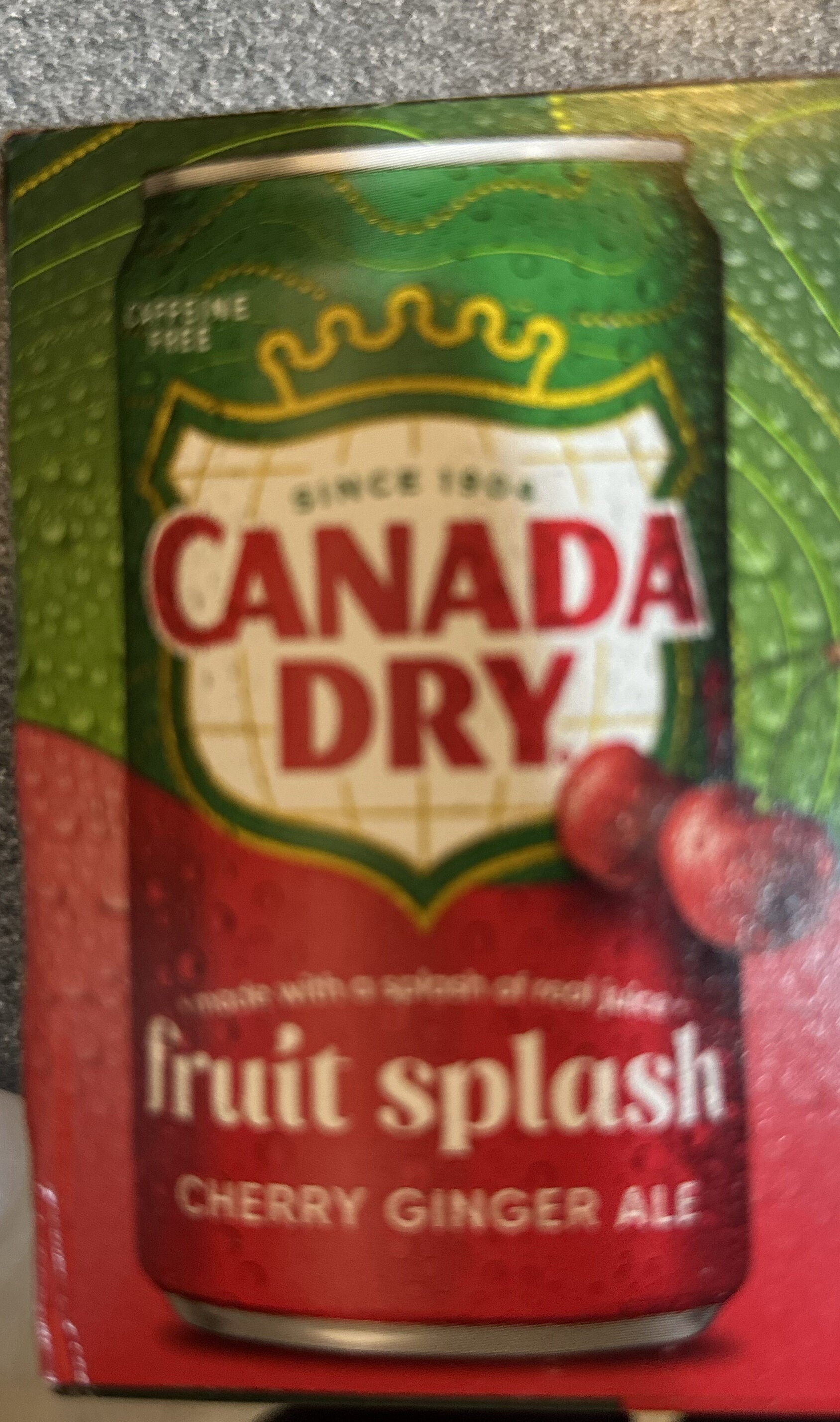 Canada Dry Fruit Splash 355ml