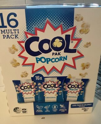 Cool Pak Popcorn Original 208g