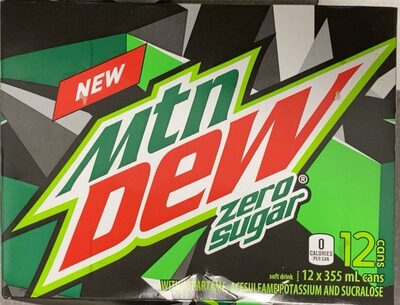 Mountain Dew Zero Sugar Can 355Ml