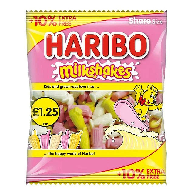 Haribo Milkshakes Bag 154g