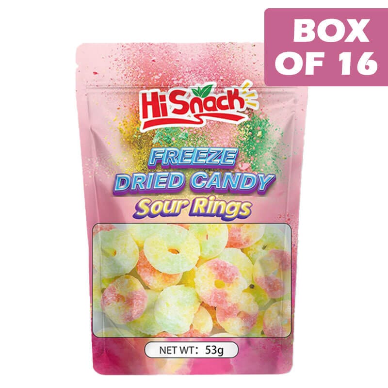 Hi Snack Freeze-Dried Sour Rings 80g