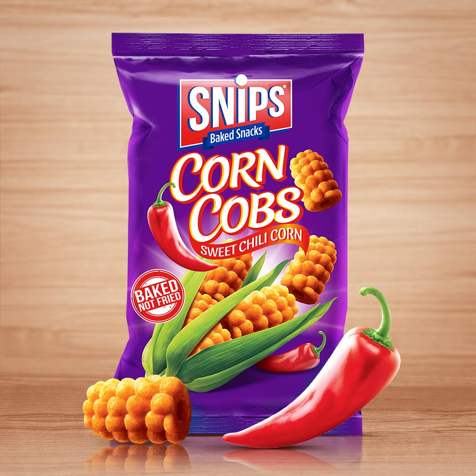 Snip Corn Cobs Sweet Chilli 65g