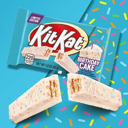Kitkat Birthday Cake Flavoured Creme With Sprinkles Wafer 42g