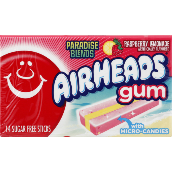 Airhead Gum Raspberry Lemonade 14 Sticks