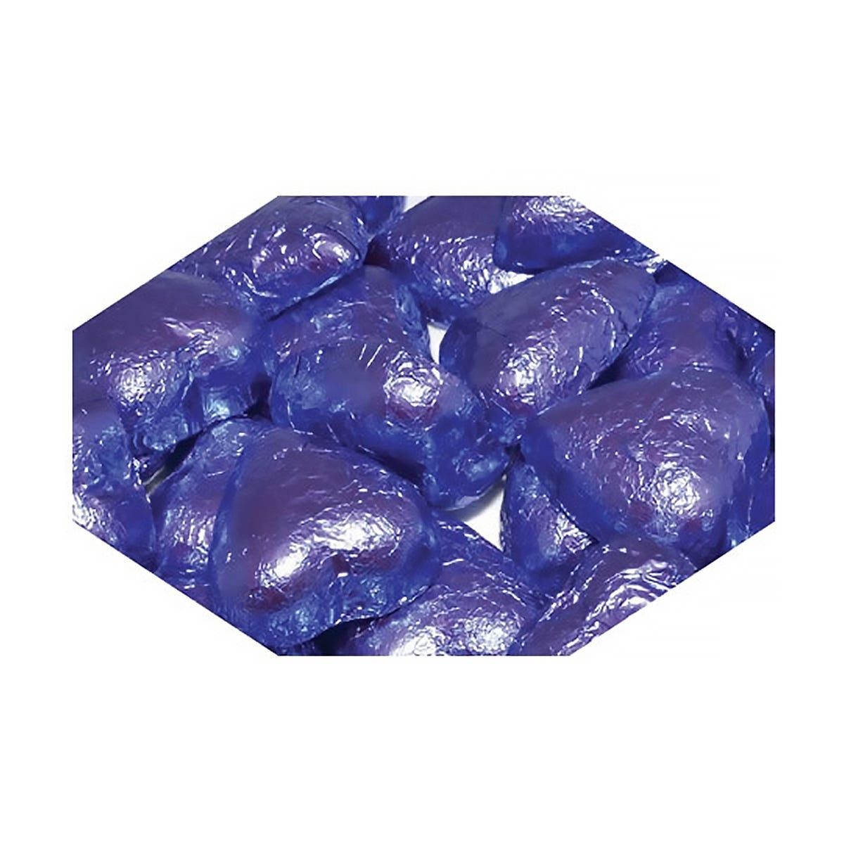 Choc Hearts Mauve Lavender 1kg (120 Pieces)