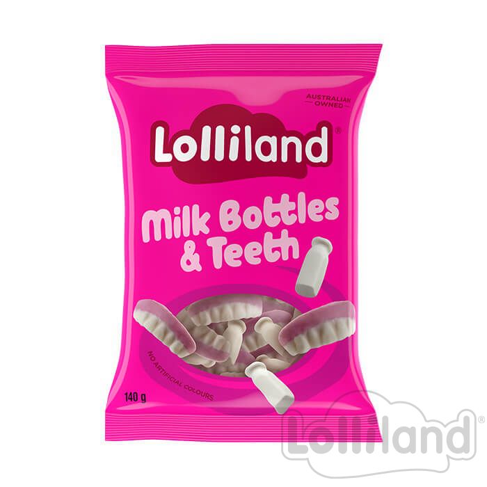 Lolliland Milk Bottle Teeth 140g