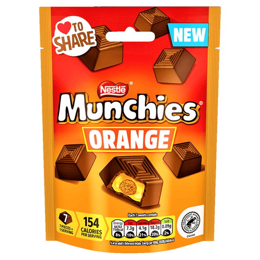 Nestle Munchies Orange Pouch Bag 100g