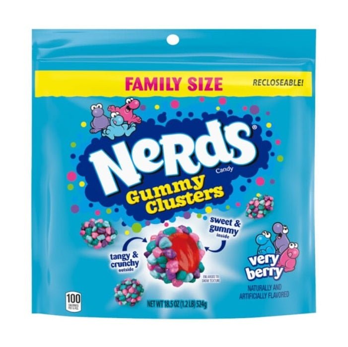 Nerds Cluster Very Berry 524g