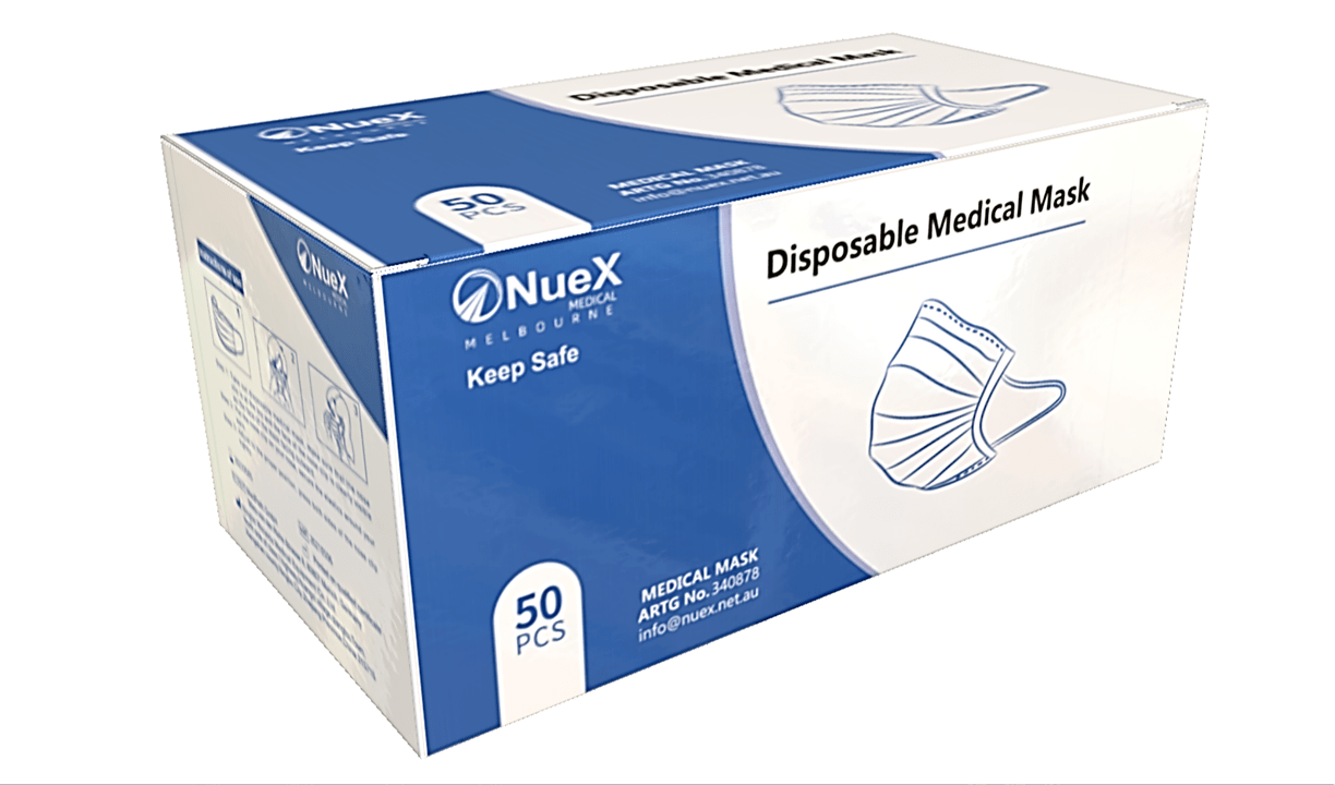 Nuex Medical Face Mask (50 Pack)