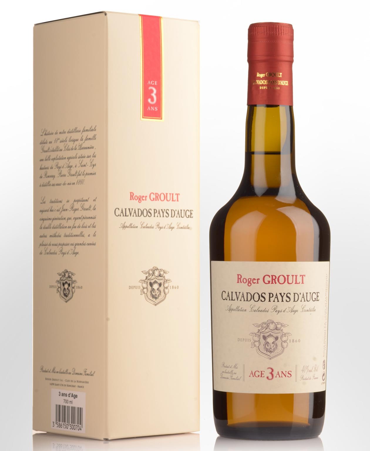 6 x Calvados Roger 3 Yo 700Ml