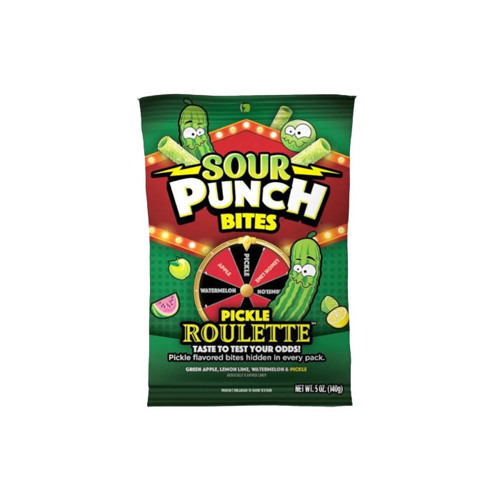 Sour Punch Roulette Pickle 140g