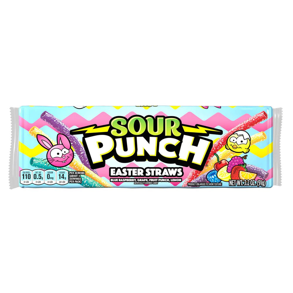 Sour Punch Easter Straws 91g