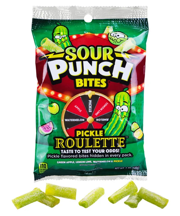 Sour Punch Roulette Pickle 140g