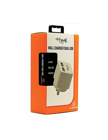 Synk Wall Charger Dual Usb