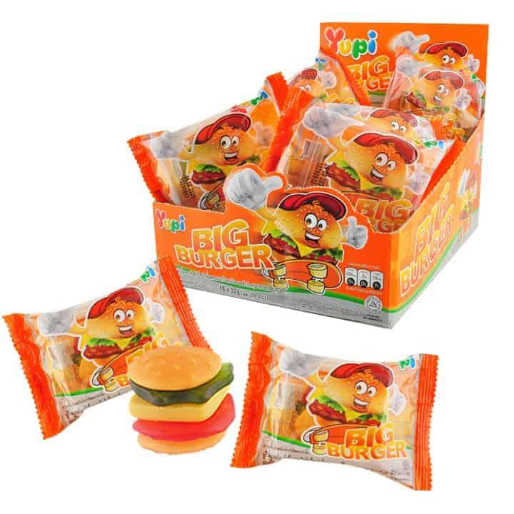 Yupi Gummy Big Burger 32g (18 Pack)