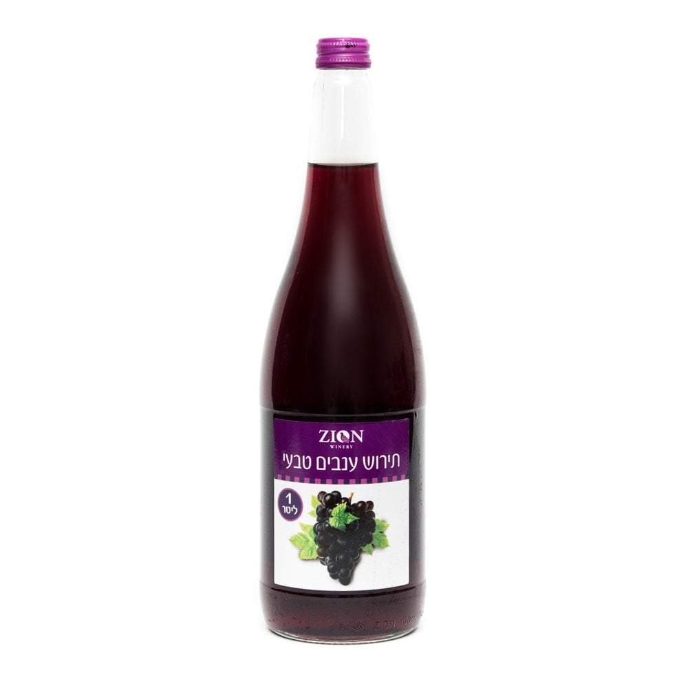 6 x Zion Red Grape Juice 1000Ml