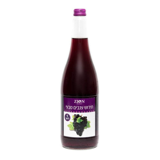 6 x Zion Red Grape Juice 1000Ml