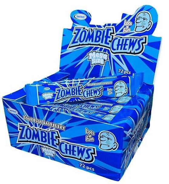 Zombie Chew Blue Raspberry (72 Piece)