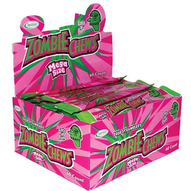 Zombie Chews Strawberry (72 Piece)