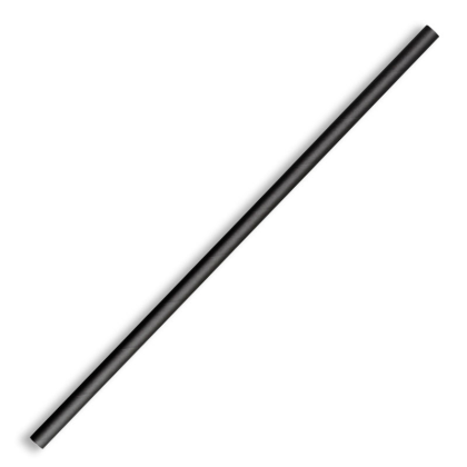 250 Straws Paper Bio Black