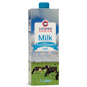 MILK UHT FULL CREAM  12 X 1L CATERERS CHOICE