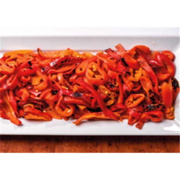 Casa De Mare Peppers Red Roasted Strips 4.1Kg – BulkPantry