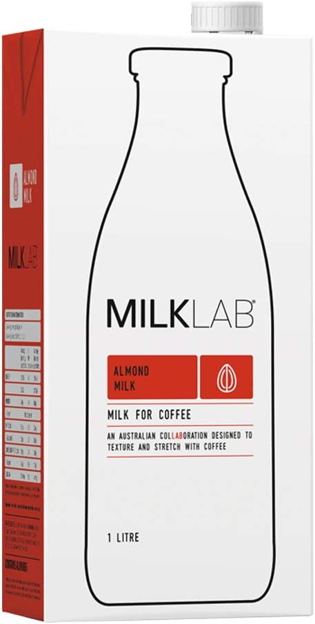 Milk Almond Uht 8 x 1L Milk Lab