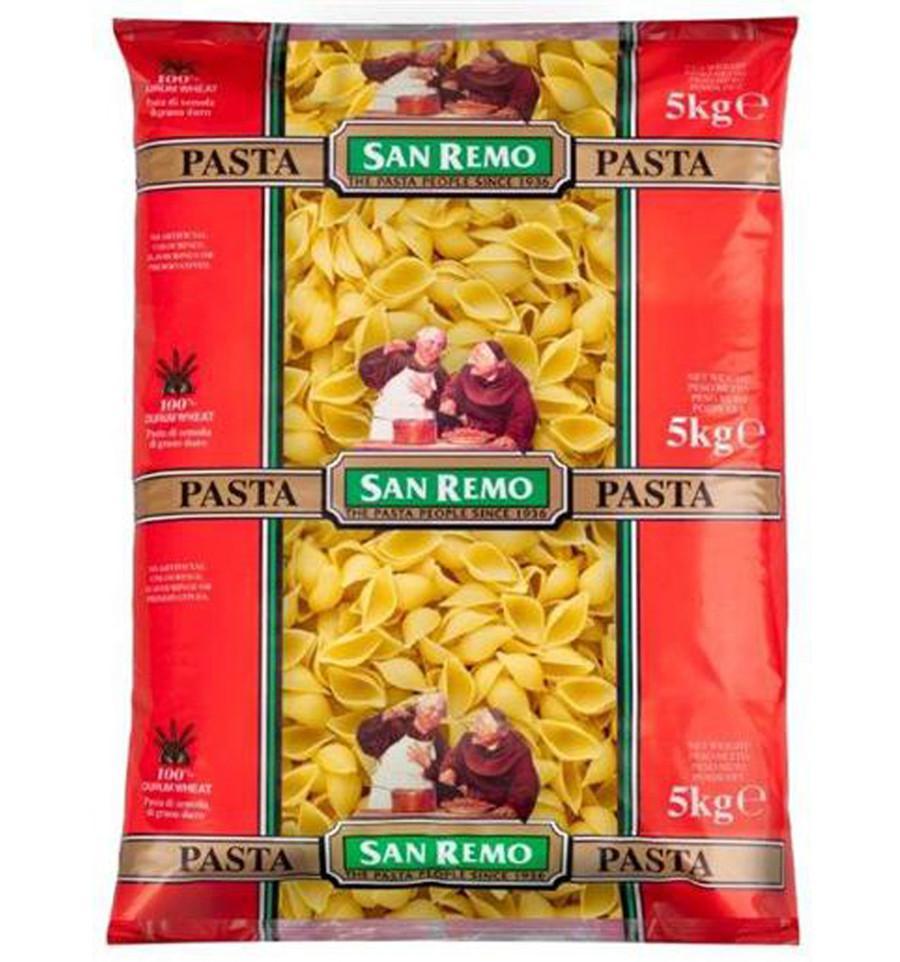 Pasta Shells Large San Remo 5Kg – BulkPantry